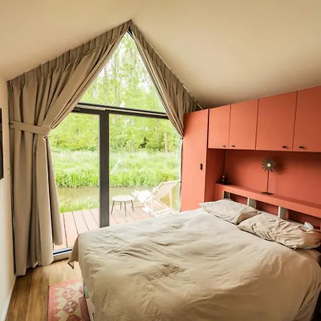 펜션 Tiny House With Terrace In - Tuin Keet - 38 Oud Ade